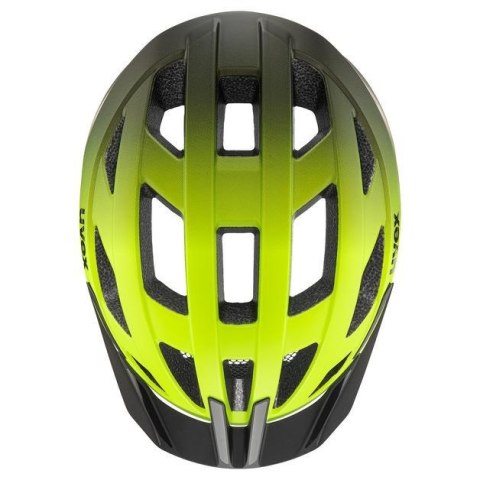 Kask rowerowy UVEX I-vo 2 56-60cm, neon yellow/black matt