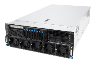 Platforma Asus Rack (4U) ESC8000A-E13X AMD EPYC 9005 (8xNVMe, 2xM.2, 2x10Gbe, 8xQSFP, IPMI, R3200W)
