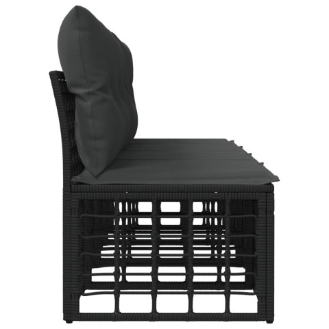 Sofa ogrodowa 4-osobowa bez podłokietników 4 pcs