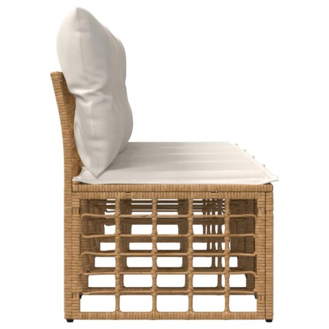 Sofa ogrodowa 4-osobowa bez podłokietników 4 pcs