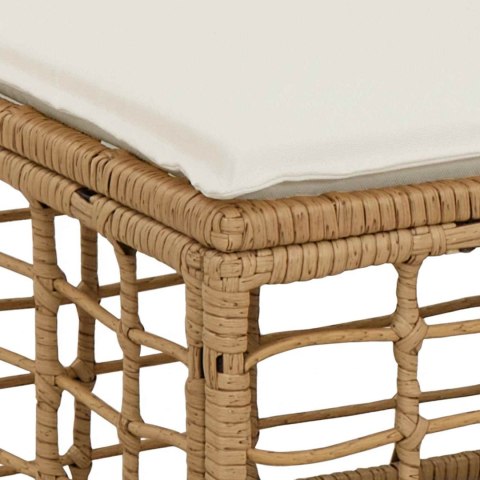 Sofa ogrodowa 4-osobowa bez podłokietników 4 pcs