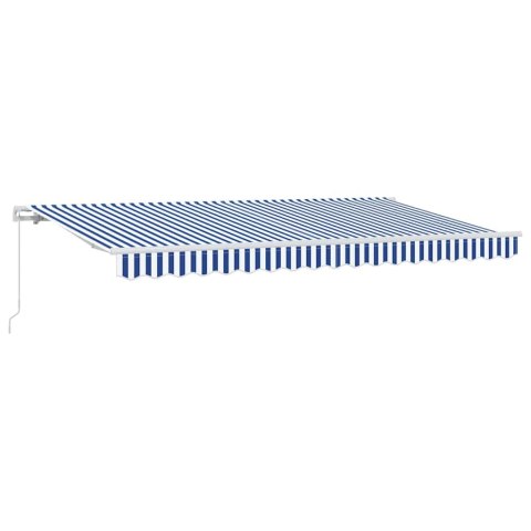 Markiza zwijana Niebieski 400 x 200 cm tkanina