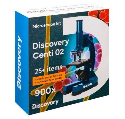 (EN) Mikroskop Levenhuk Discovery Centi 02 z książką