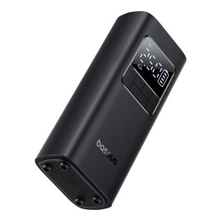 Kompresor akumulatorowy pompka do kół z wyświetlaczem 50W 4000mAh - czarny