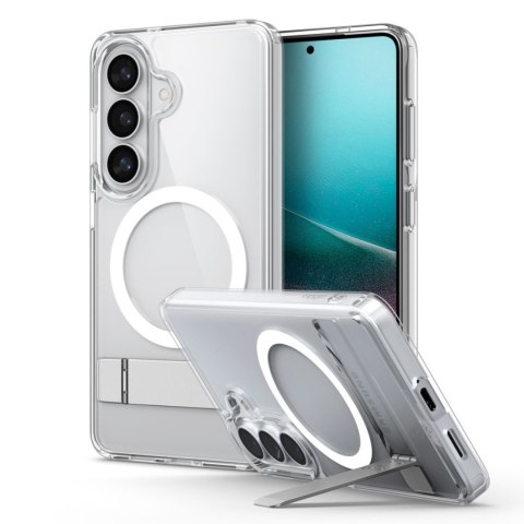 Etui case na Samsung Galaxy S26 Ultra Hybrid S Mag MagSafe - przezroczysto-białe
