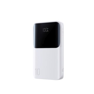 Powerbank 10000mAh 22.5W USB-A USB-C z wyświetlaczem JR-QP191 Mini - biały