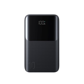 Powerbank 10000mAh 22.5W USB-A USB-C z wyświetlaczem JR-QP191 Mini - czarny