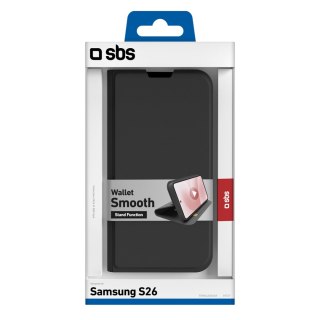 Etui ochronne na Samsung Galaxy S26 z klapką Wallet Smooth - czarne