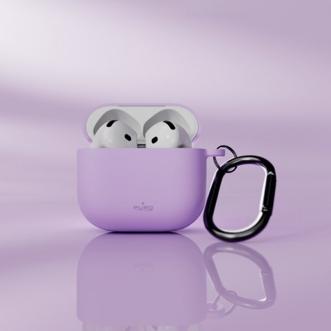 Etui pokrowiec na słuchawki AirPods 4 Icon - fioletowy