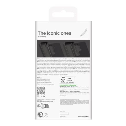 Etui silikonowe case do Samsung Galaxy S25+ Icon Mag MagSafe - czarny