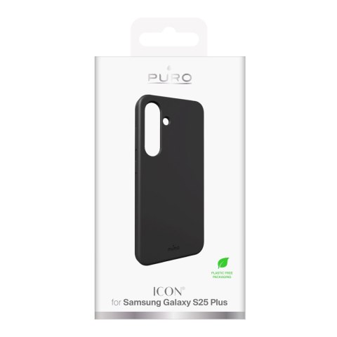 Etui silikonowe pokrowiec do Samsung Galaxy S25+ Icon - czarny