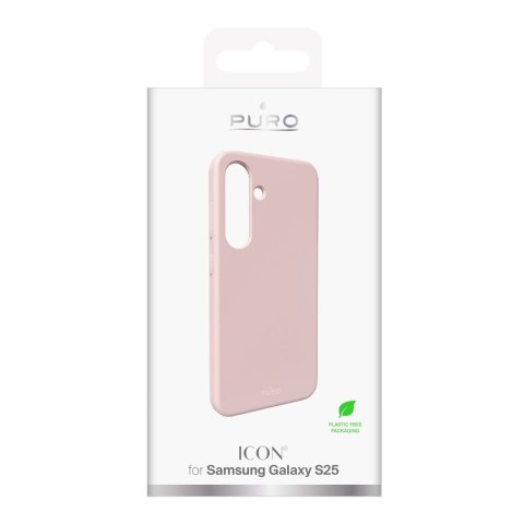 Etui silikonowe pokrowiec do Samsung Galaxy S25 Icon - różowy