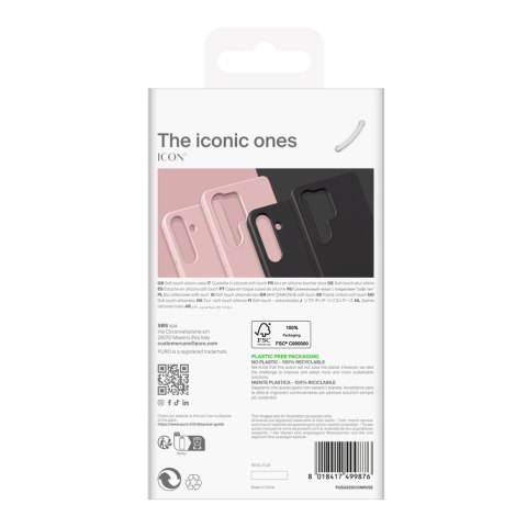 Etui silikonowe pokrowiec do Samsung Galaxy S25 Icon - różowy