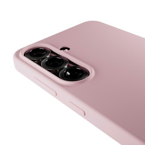 Etui silikonowe pokrowiec do Samsung Galaxy S25 Icon - różowy