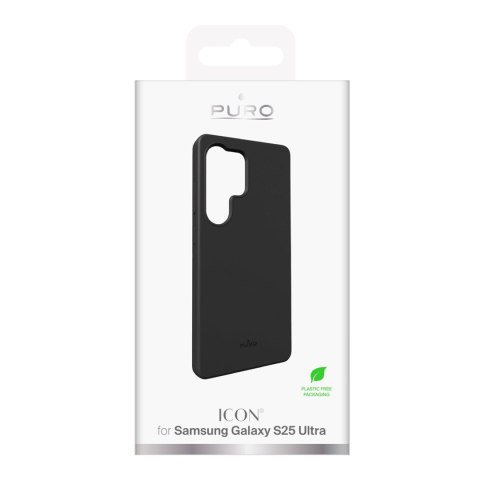 Etui silikonowe pokrowiec do Samsung Galaxy S25 Ultra Icon - czarny
