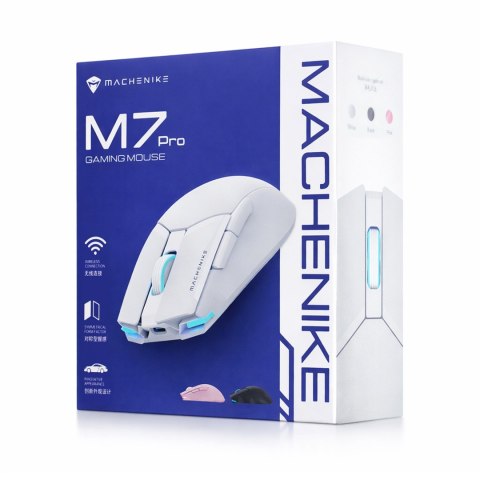 Mysz gamingowa bezprzewodowa M7 Pro - biała