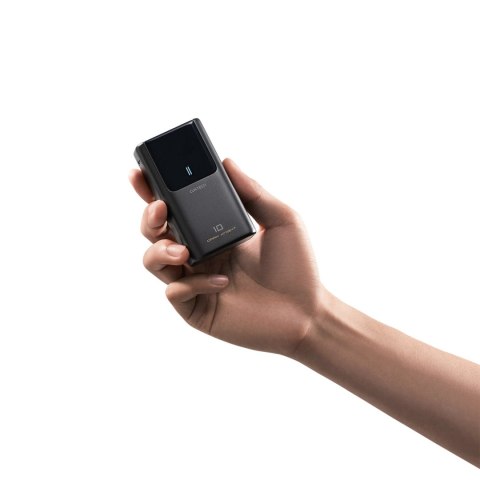 Powerbank 10000mAh USB-A USB-C 55W - szary