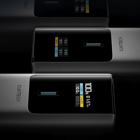 Powerbank 10000mAh USB-C USB-A 150W - szary
