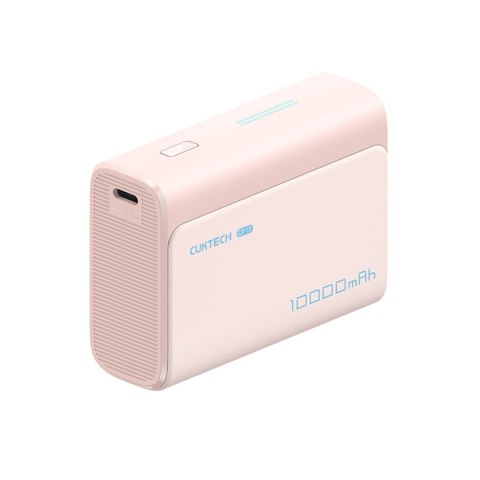 Powerbank 10000mAh USB-C USB-A 30W - różowy