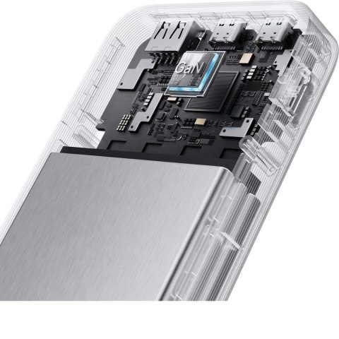Powerbank 15000mAh USB-A USB-C 100W - szary