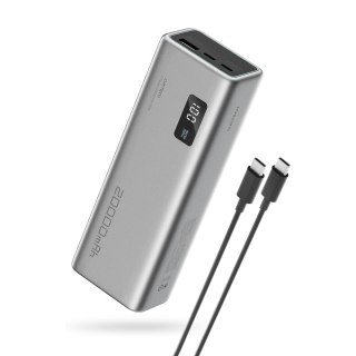 Powerbank 20000mAh USB-A USB-C 150W - szary