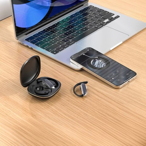 Słuchawki bezprzewodowe z zausznikami U17Z Bluetooth OWS - czarne