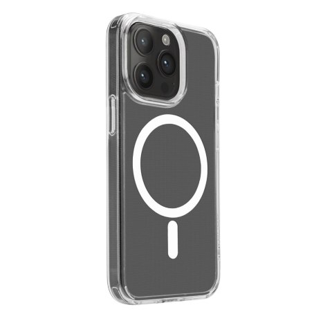 Etui silikonowe do iPhone 15 Pro Lite Mag MagSafe - przezroczyste