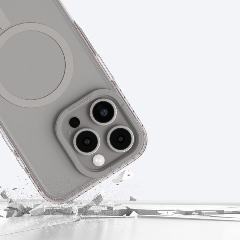 Etui silikonowe do iPhone 16 Pro Max Titan Pro Mag Case - szare