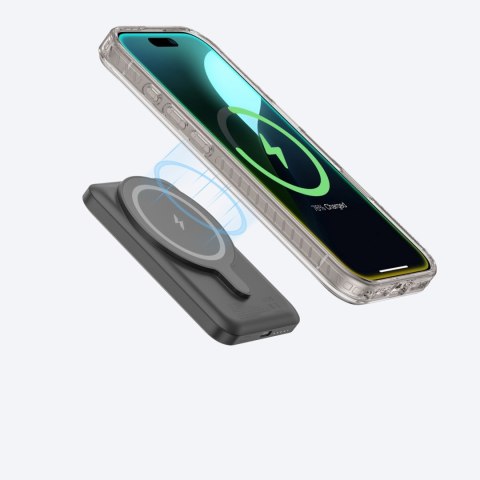 Etui silikonowe do iPhone 16 Pro Titan Pro Mag Case - szare