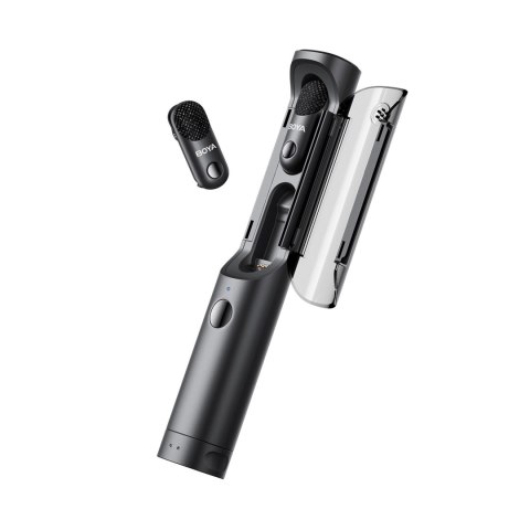 Zestaw mikrofonów bezprzewodowych 4w1 2.4GHz USB-C MAGIC-03 - czarny