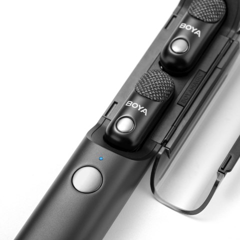 Zestaw mikrofonów bezprzewodowych 4w1 2.4GHz USB-C MAGIC-05 - czarny