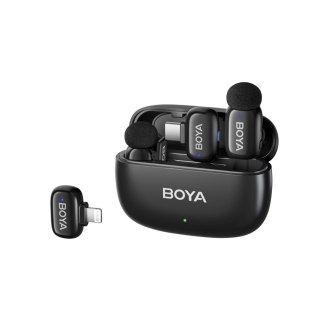 Zestaw mikrofonów bezprzewodowych z etui mini 2-01 2.4GHz USB-C