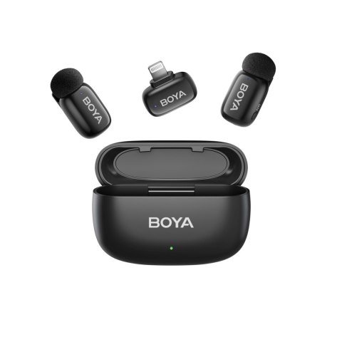 Zestaw mikrofonów bezprzewodowych z etui mini 2-01 2.4GHz USB-C
