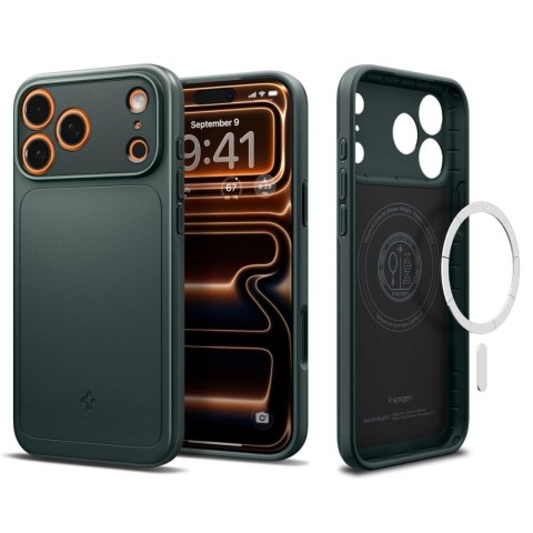 Etui pokrowiec case na iPhone 17 Pro Thin Fit MagSafe - zielony