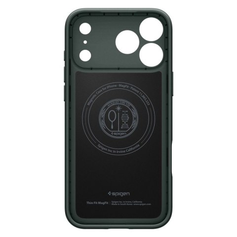 Etui pokrowiec case na iPhone 17 Pro Thin Fit MagSafe - zielony