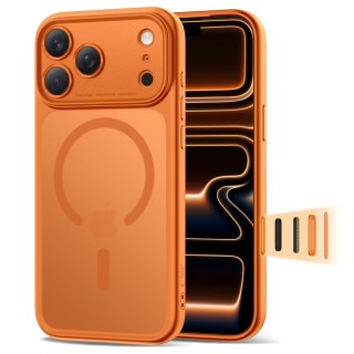 Etui pokrowiec na iPhone 17 Pro Magpeak MagSafe CC - pomarańczowy