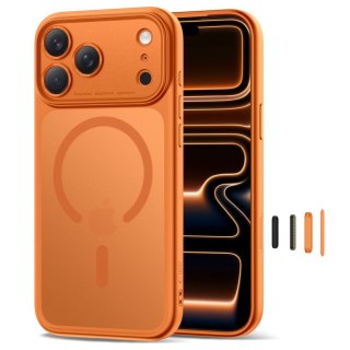 Etui pokrowiec na iPhone 17 Pro Magpeak MagSafe CC - pomarańczowy