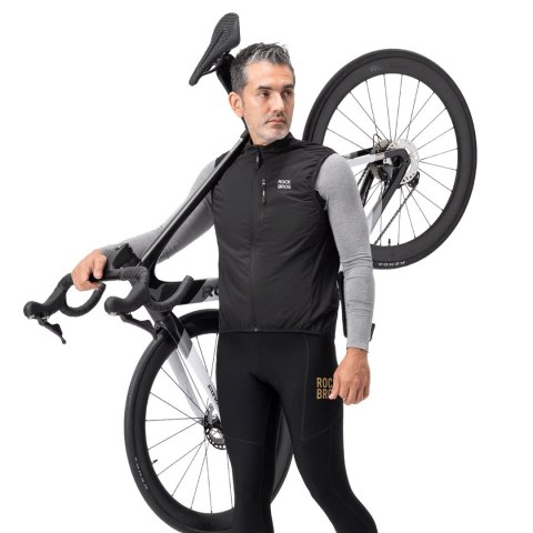 Kamizelka rowerowa termiczna rozmiar XL - czarna