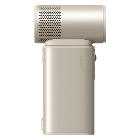Mini dmuchawa przenośny wiatrak 5w1 9000mAh USB - brązowy