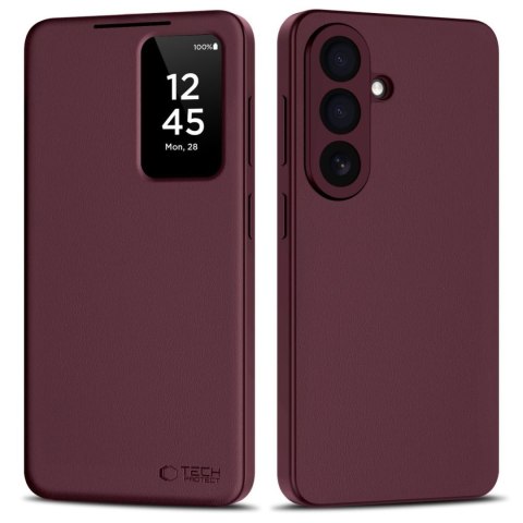 Etui futerał na Samsung Galaxy S26 Smart Wallet - bordowy