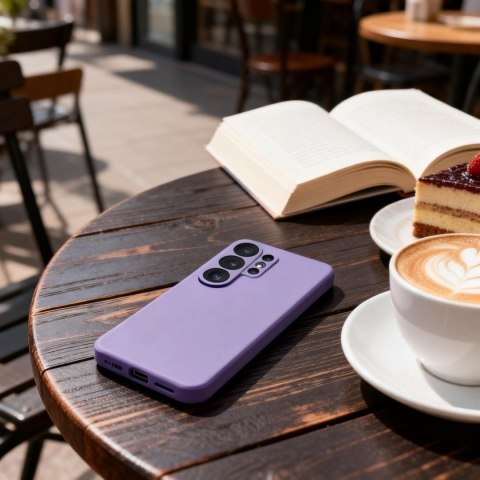 Etui futerał na Samsung Galaxy S26 Ultra Smart Wallet - fioletowy