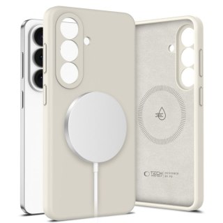 Etui pokrowiec na Samsung Galaxy S26 Silicone MagSafe - beżowy