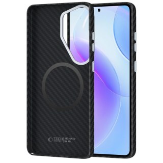 Etui pokrowiec na Samsung Galaxy S26 Ultra Icon Carbon MagSafe - czarno srebrny