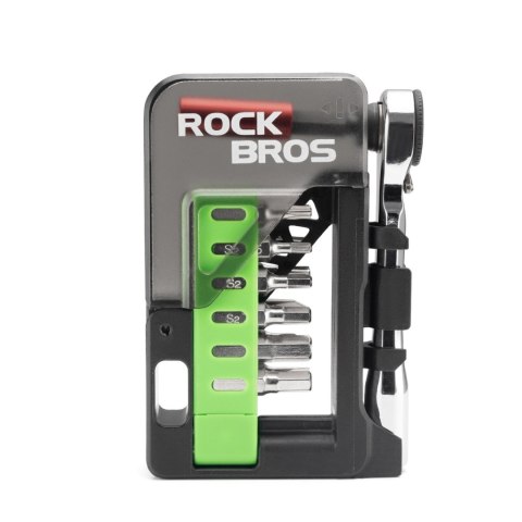 Zestaw narzędzi rowerowych multitool z mini grzechotką i bitami