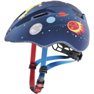 Kask rowerowy dziecięcy uvex kid 2 cc dk.blue rocket m.46-52 cm