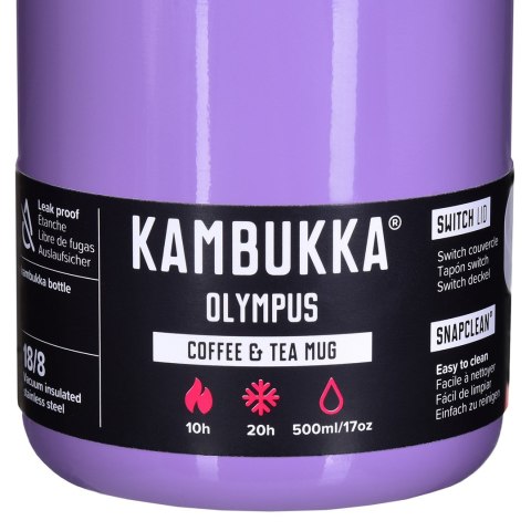 Kubek termiczny Kambukka Olympus 500ml, Violet