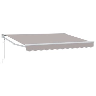 Elektryczna Rozkładana Markiza Jasnoszary 2,5 x 2 m