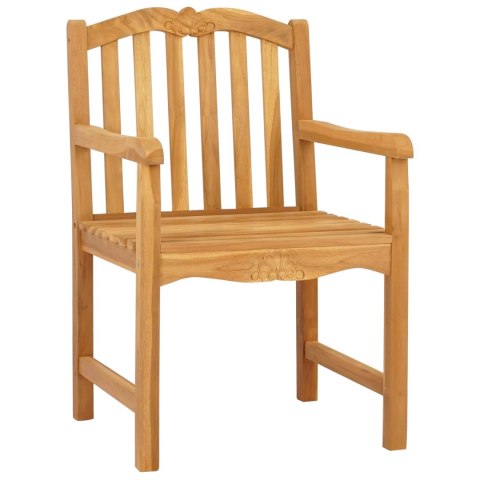 Krzesło Ogrodowe 2 pcs naturalny 58 x 60 x 93 cm