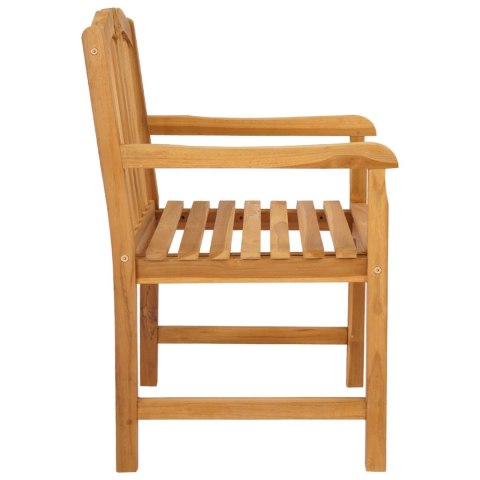 Krzesło Ogrodowe 2 pcs naturalny 58 x 60 x 93 cm