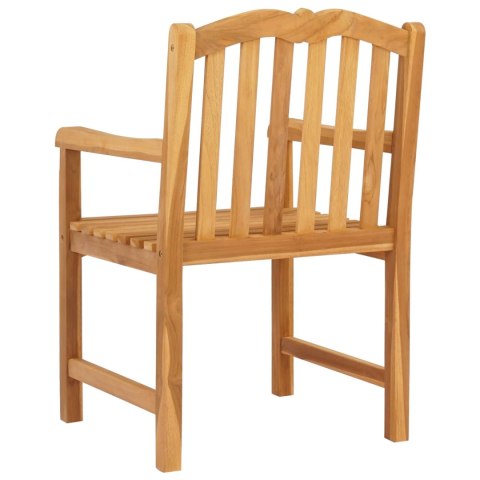 Krzesło Ogrodowe 2 pcs naturalny 58 x 60 x 93 cm